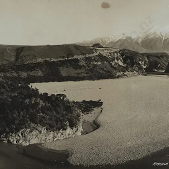 R P Moore (1881 - 1948) - Rakaia Gorge NZ
