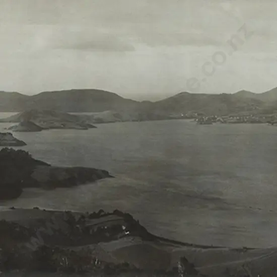 R P Moore (1881 - 1948) - Otago Harbour and Port Chalmers NZ