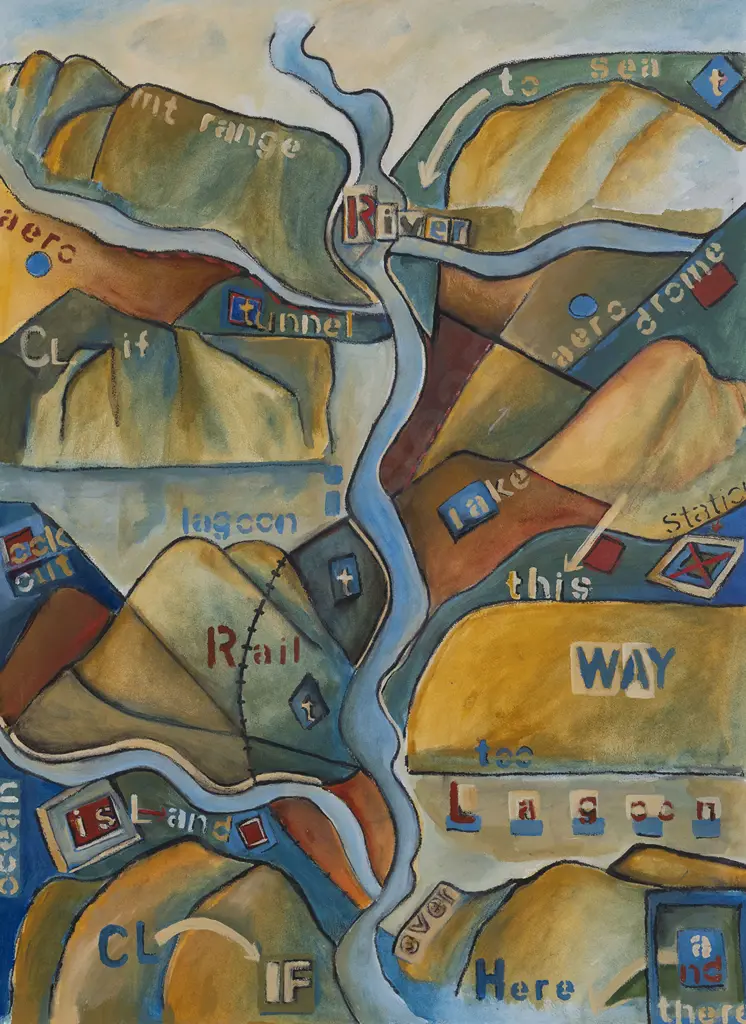 Unknown Artist - Abstracted Landscape Image 1++