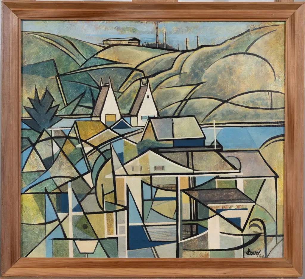 Frank Dean (1917 - 2008) - View From Studio Papakowhai Image 1++