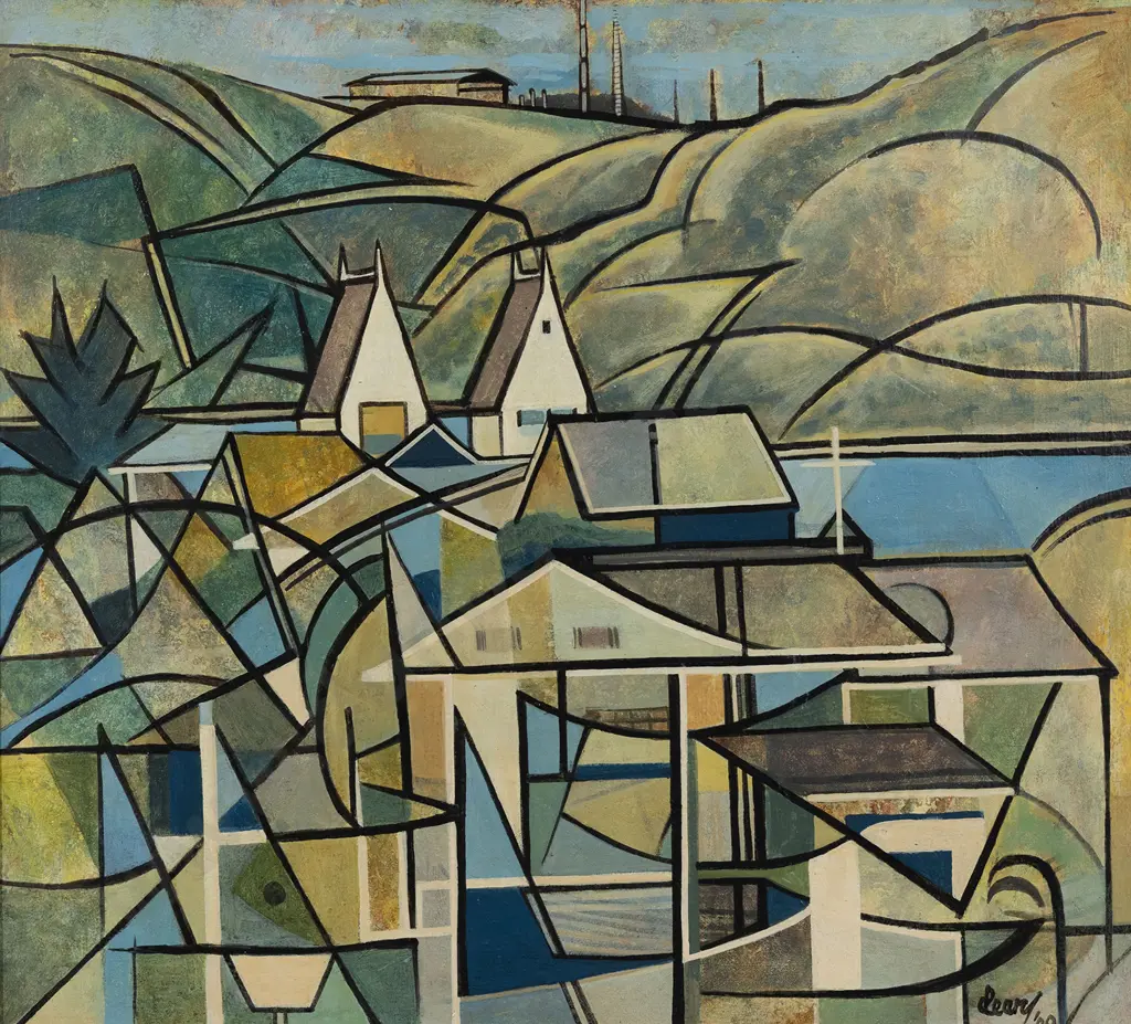 Frank Dean (1917 - 2008) - View From Studio Papakowhai Image 1++