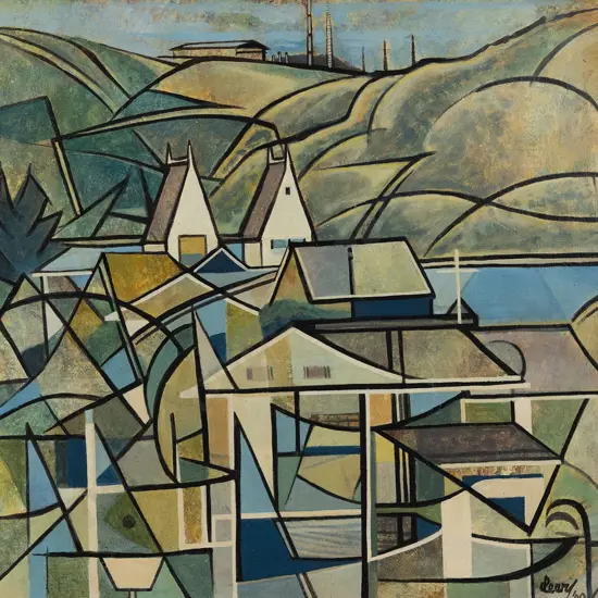 Frank Dean (1917 - 2008) - View From Studio Papakowhai