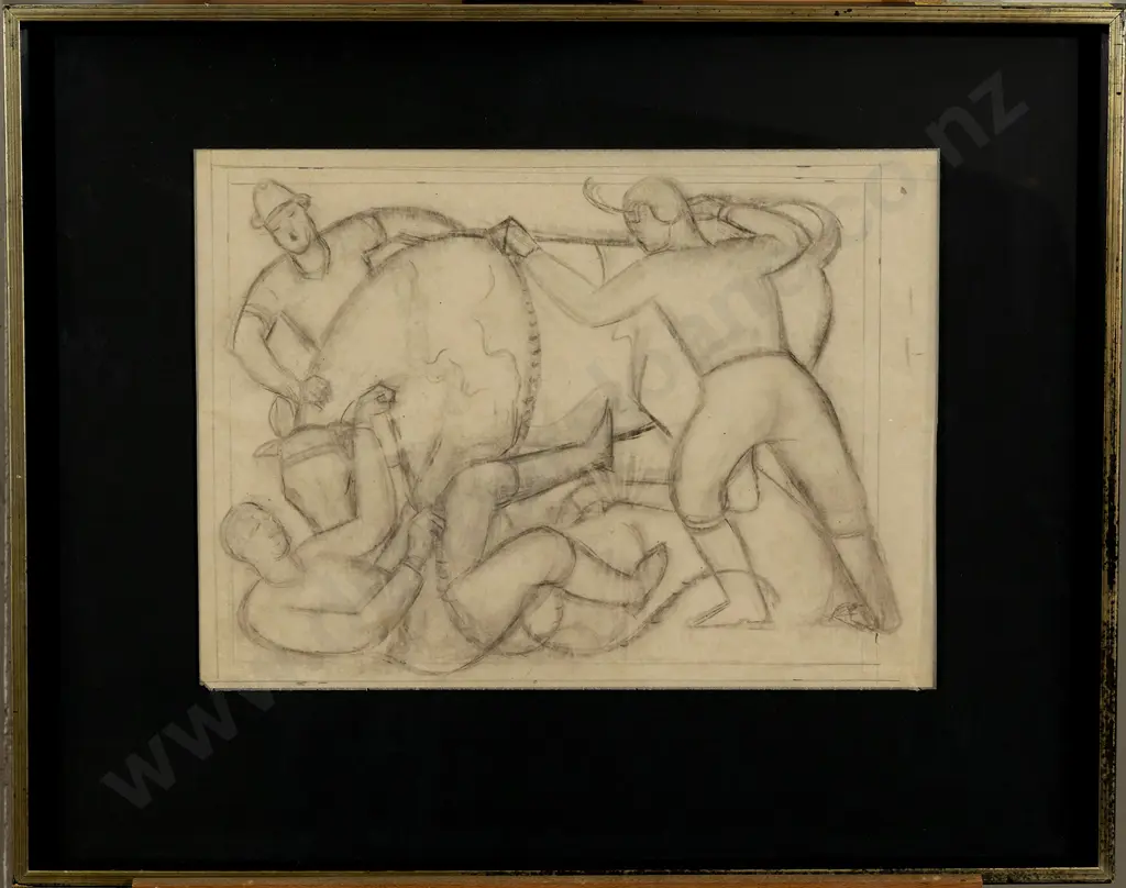John Weeks (1888 - 1965) - The Bull (Study) Image 1++