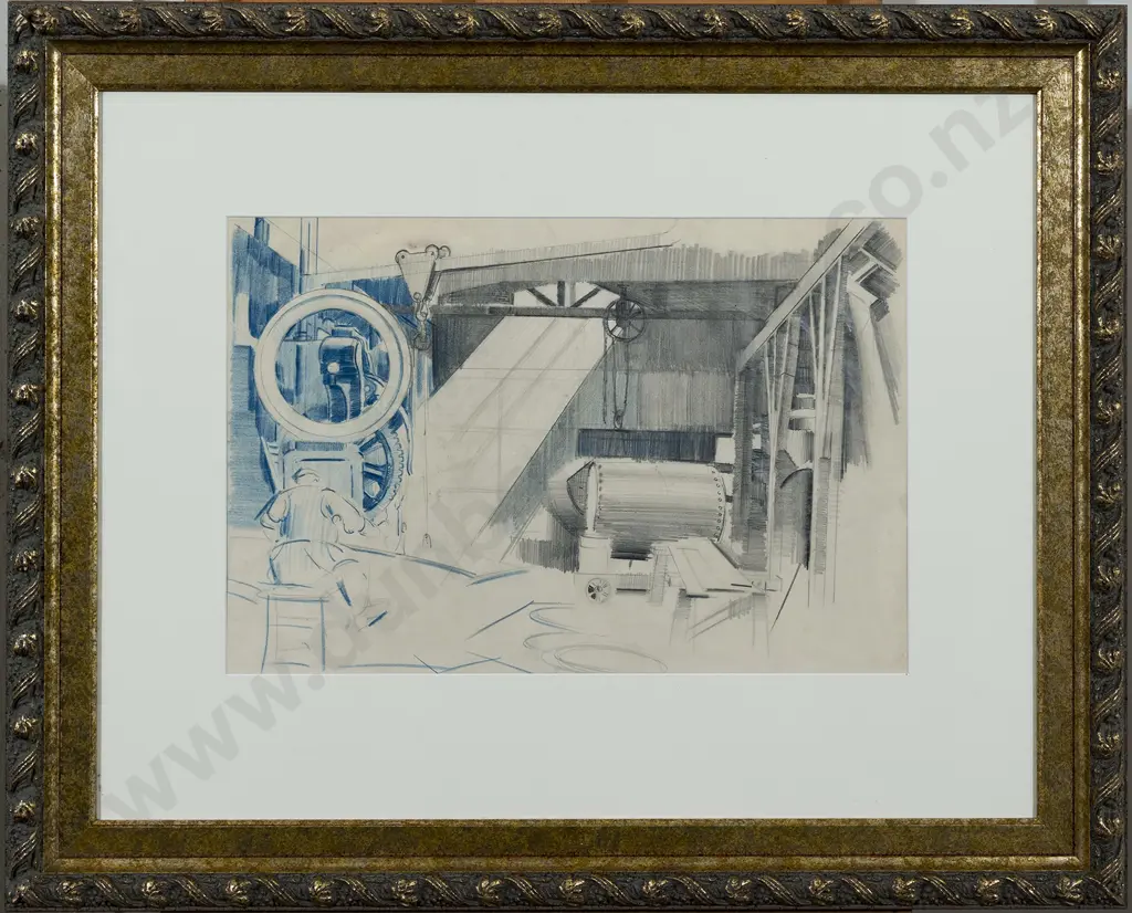 John Weeks (1888 - 1965) - Factory Sketch Image 1++