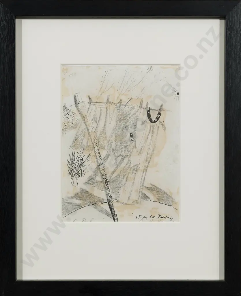 Philip Clairmont (1949-1984) - Study for Painting Image 1++