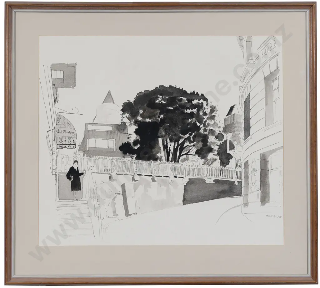 Peter McIntyre (1910 - 1995) - Woodward Street Image 1++