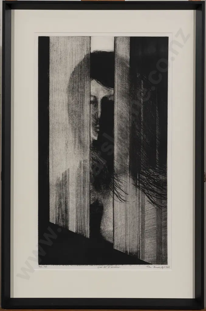 John Drawbridge (1930 - 2005) - Girl at a Window Image 1++