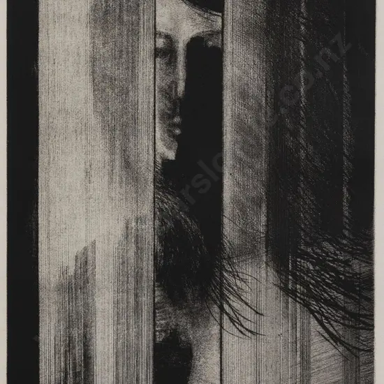 John Drawbridge (1930 - 2005) - Girl at a Window