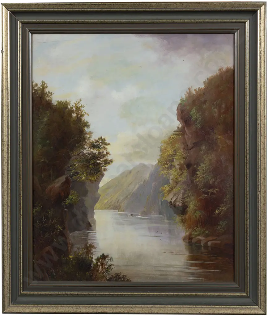Henry William Kirkwood (1854 - 1925) - The Upper Reaches of the Whanganui Image 1++