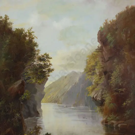 Henry William Kirkwood (1854 - 1925) - The Upper Reaches of the Whanganui
