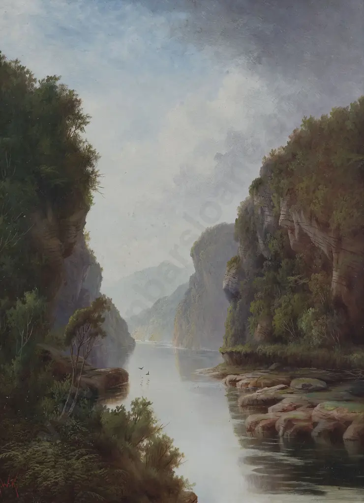 Henry William Kirkwood (1854 - 1925) - Whanganui River Image 1++