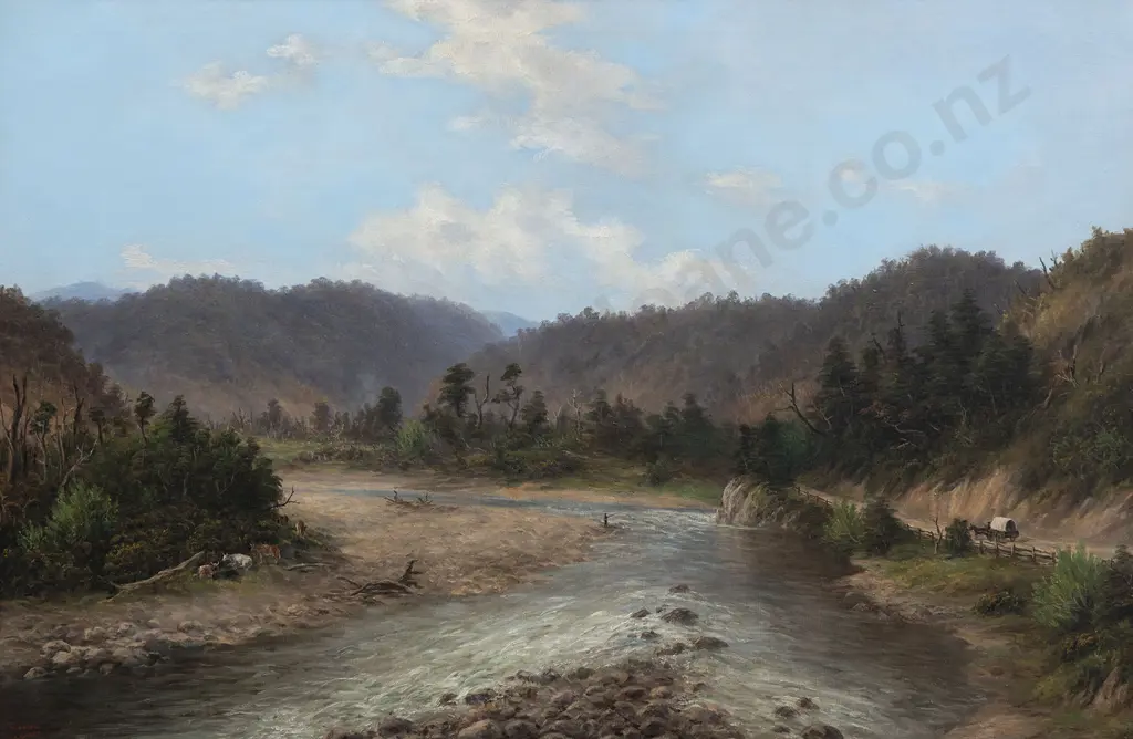 William George Baker (1864 - 1929) - Mangaroa Valley Upper Hutt Image 1++