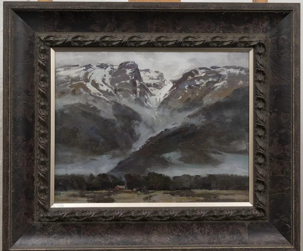 Grace Butler (1887 - 1962) - Winter Mists Jordan Valley Image 1++