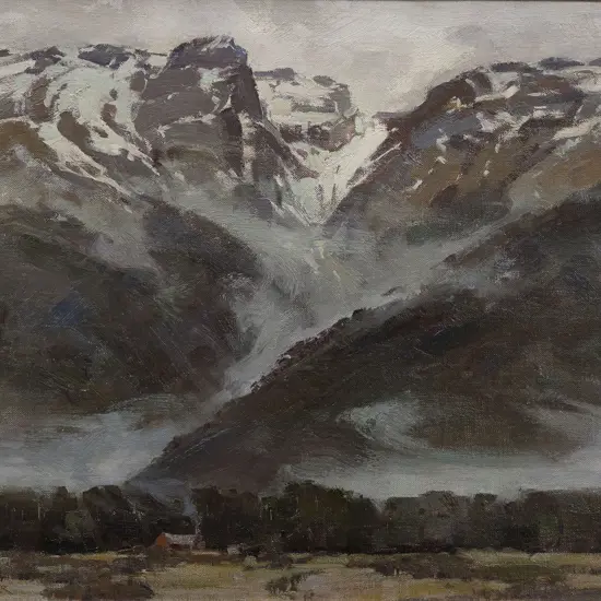 Grace Butler (1887 - 1962) - Winter Mists Jordan Valley