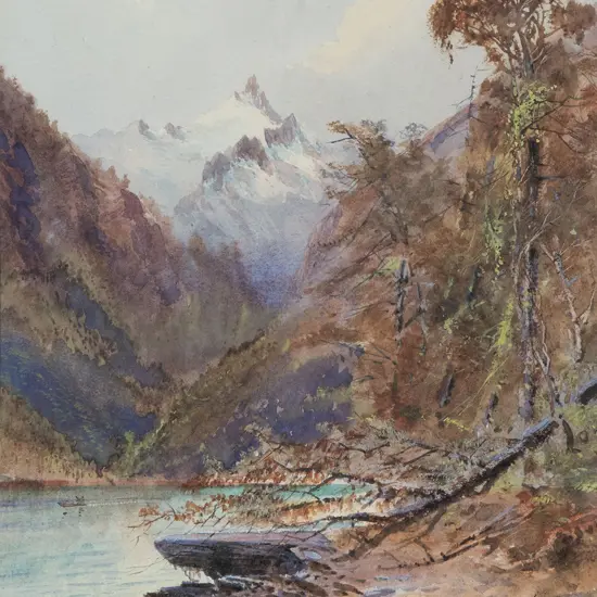 William Mathew Hodgkins (1833 - 1898) - A Peak of the Cleddau