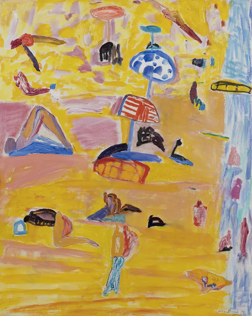 Ken Done (Australian b 1940) - Beach Scene Image 1++