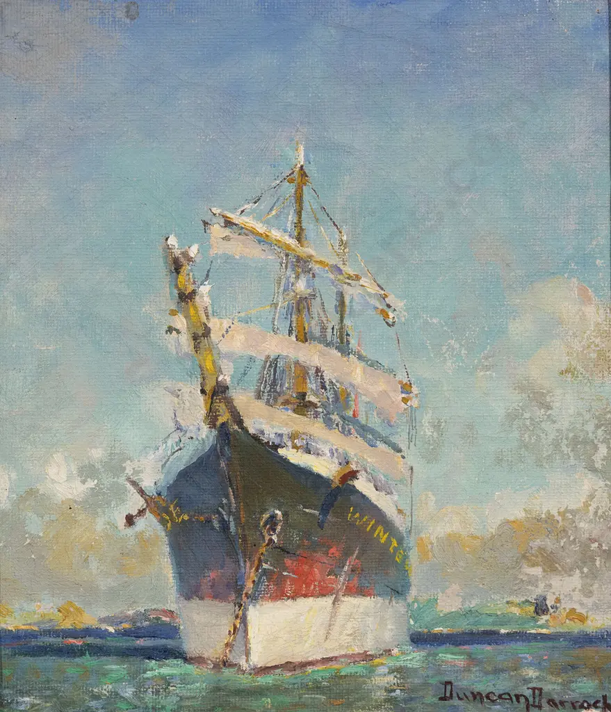 Duncan Darroch (1888 - 1967) - Sailing Ship Image 1++