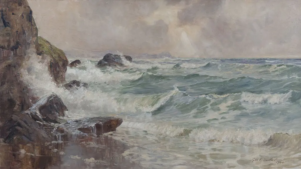 George Butler (1870 - 1936) - Coastal Scene Image 1++