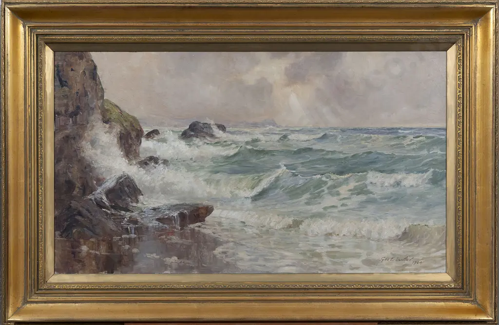 George Butler (1870 - 1936) - Coastal Scene Image 1++