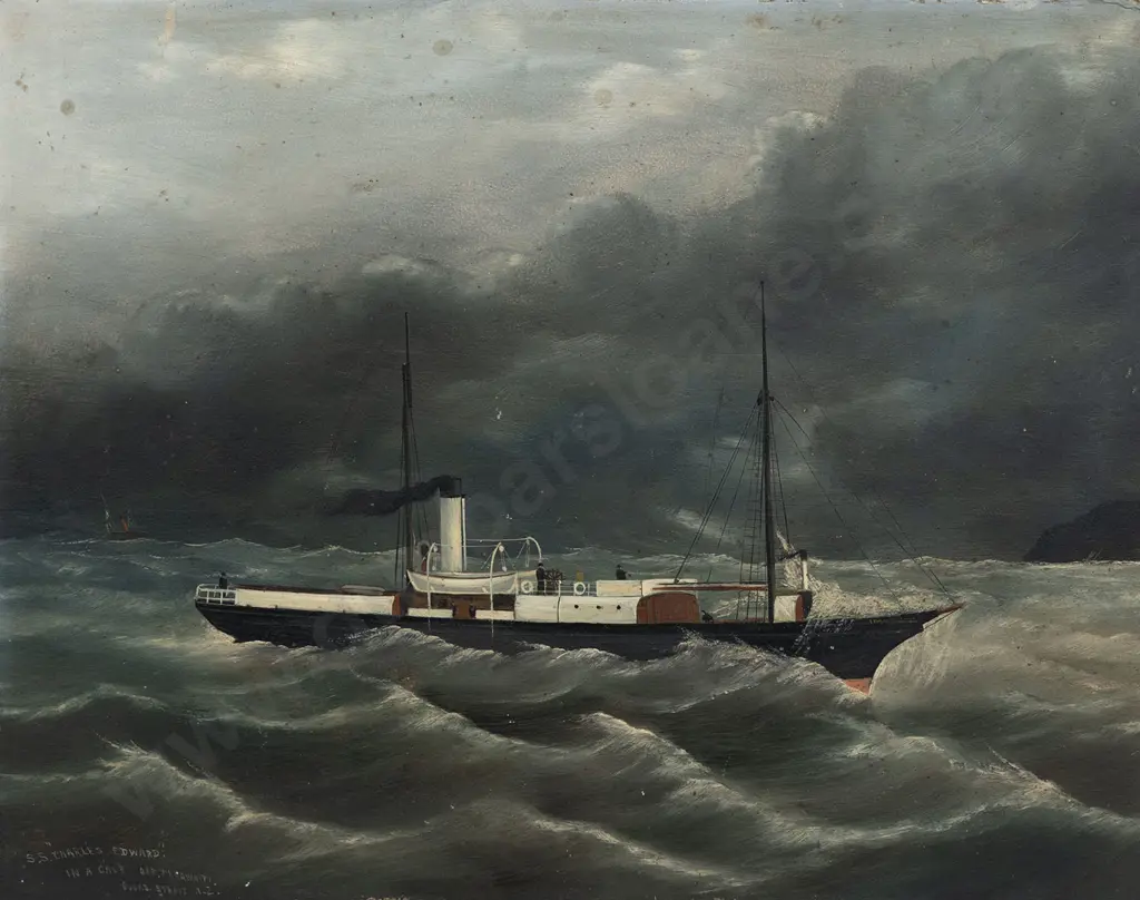 Frank Barnes (1859 - 1941) - S S "Charles Edward" Image 1++