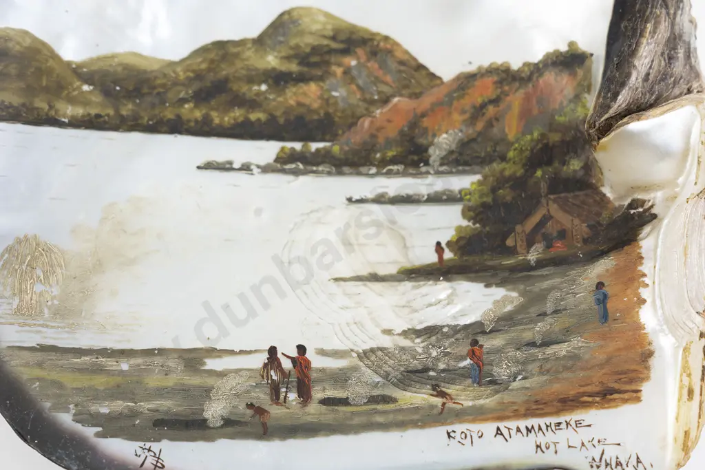 John Philemon Backhouse (1845 - 1908) - Roto Atamaheke Hot Lake Whaka Image 1++