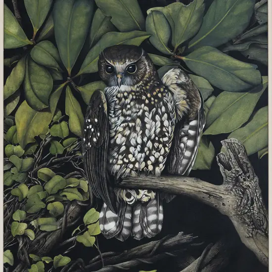 Paul Martinson (b 1956) - Morepork