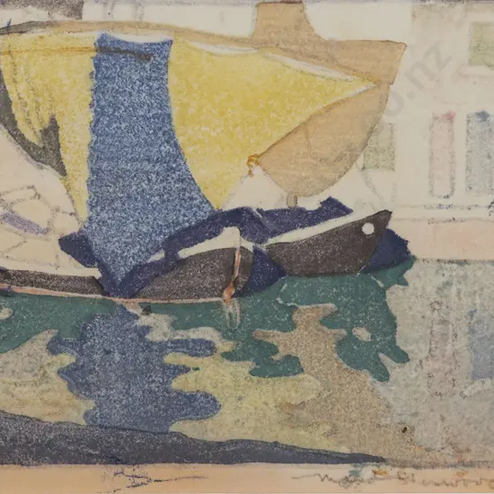 Maude Sherwood (1880 - 1956) - Venetian Canal Boats