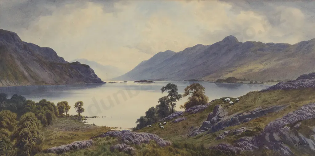 Donald A Paton (1879 - 1949) - Heathertime - Loch Ailort Image 1++