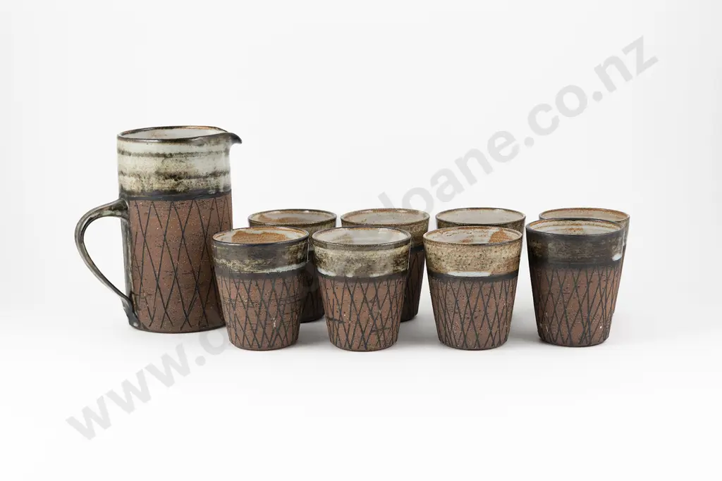 NZ Pottery Water Set Image 1++