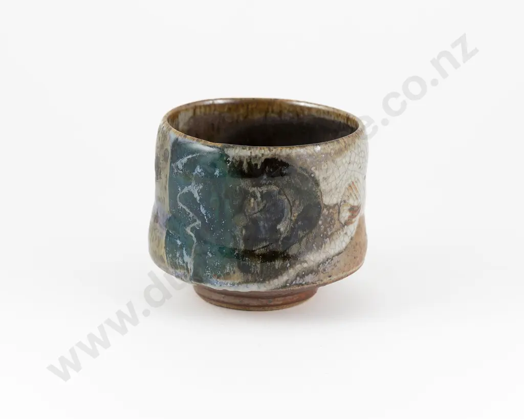 Mike O'Donnell Decorated Shino Glazed Vessel Image 1++