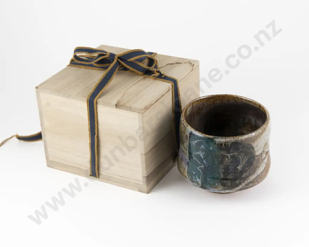 Mike O'Donnell Decorated Shino Glazed Vessel Image 1++