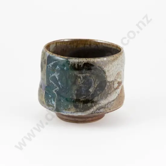 Mike O'Donnell Decorated Shino Glazed Vessel