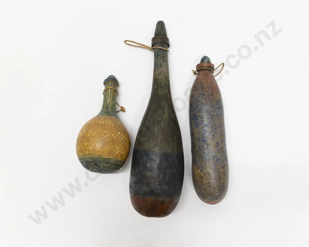 Three Geoff Fairburn Gourds Image 1++