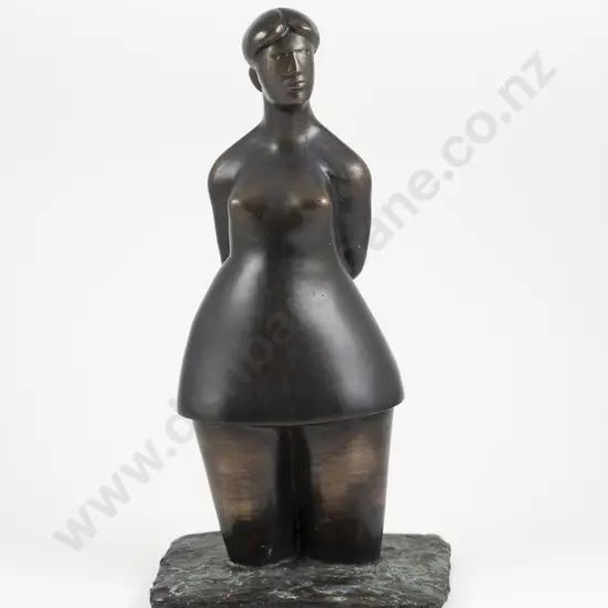 Unknown Artist Bronze Female Figure