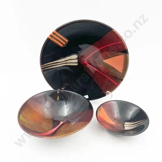Three Pottery Bowls