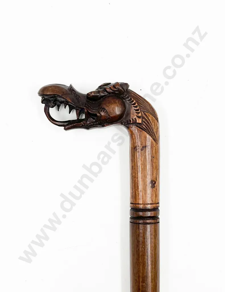Walking Stick with Dragon Head Handle Image 1++