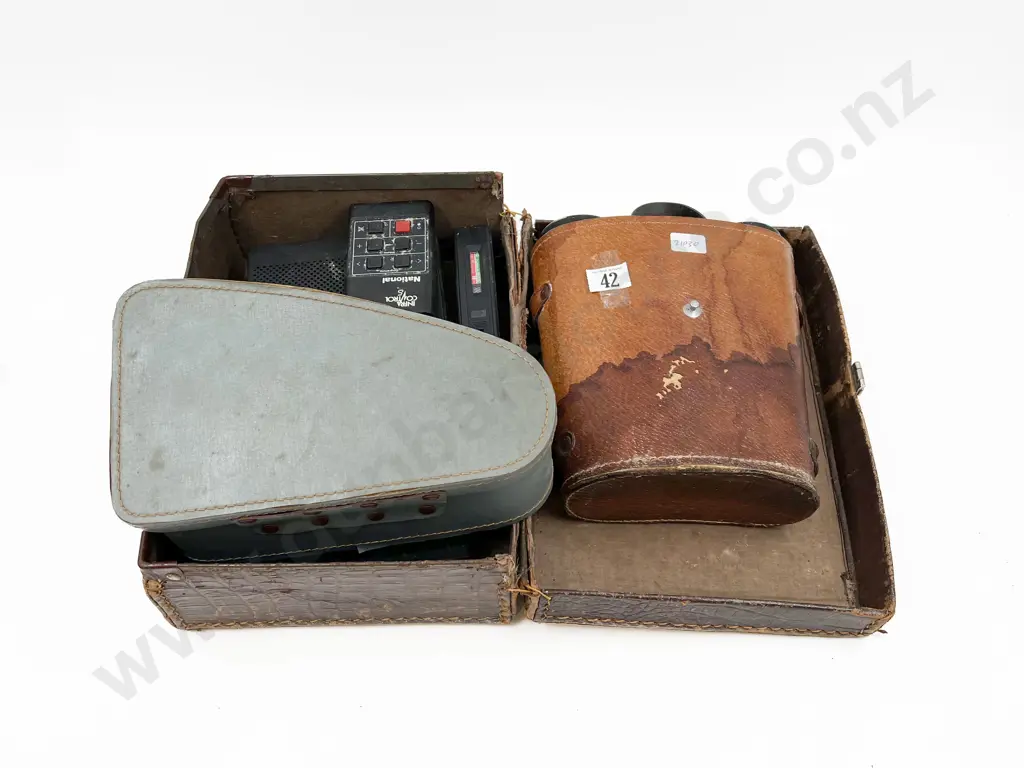 Small Quantity of Assorted Including Microscope and Binoculars etc Image 1++