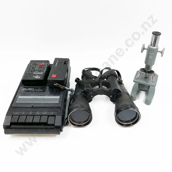 Small Quantity of Assorted Including Microscope and Binoculars etc