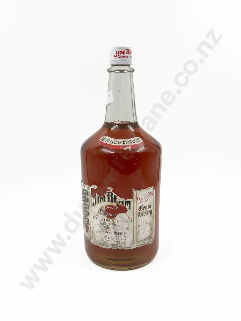 Vintage Two Litre Bottle of Jim Beam Image 1++