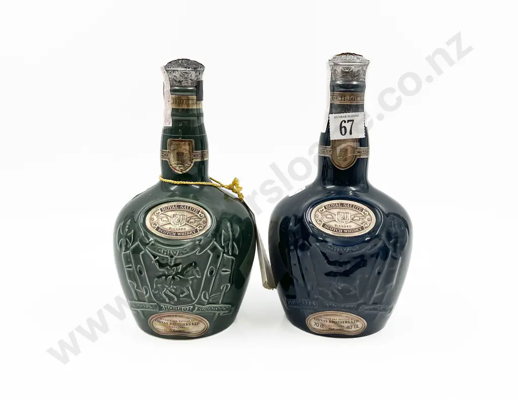 Two Bottles of 700ml Chivas Royal Salute Scotch Whisky Image 1++