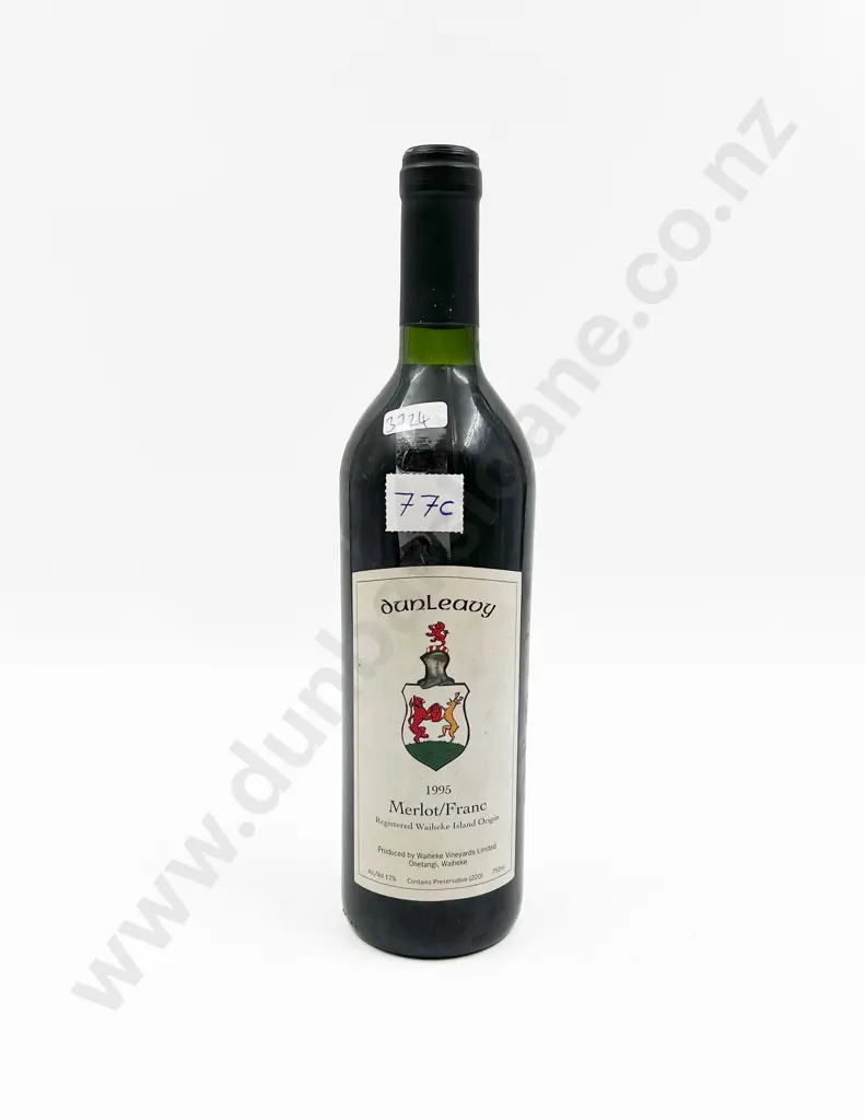 Dunleavy Merlot/Franc 1995 750ml Image 1++