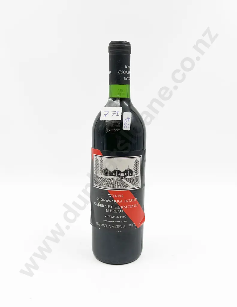 Wynns Cabernet Hermitage Merlot 1990 750ml Image 1++