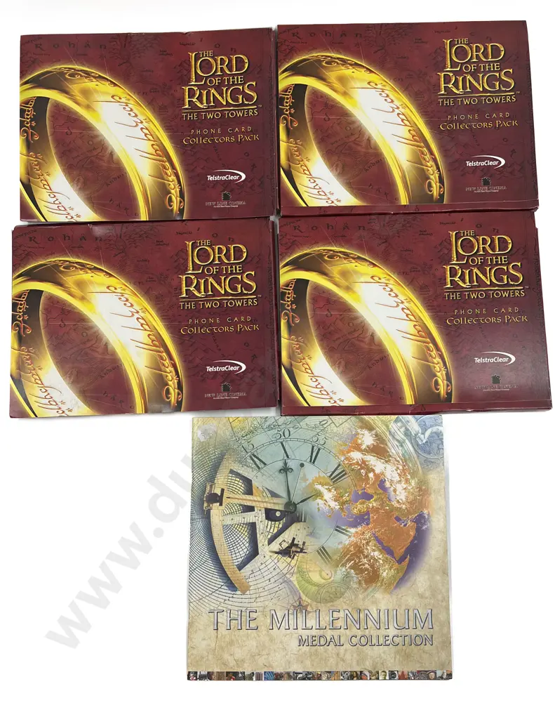 Four Lord of the Rings Phone Card Collector Packs & Other Image 1++