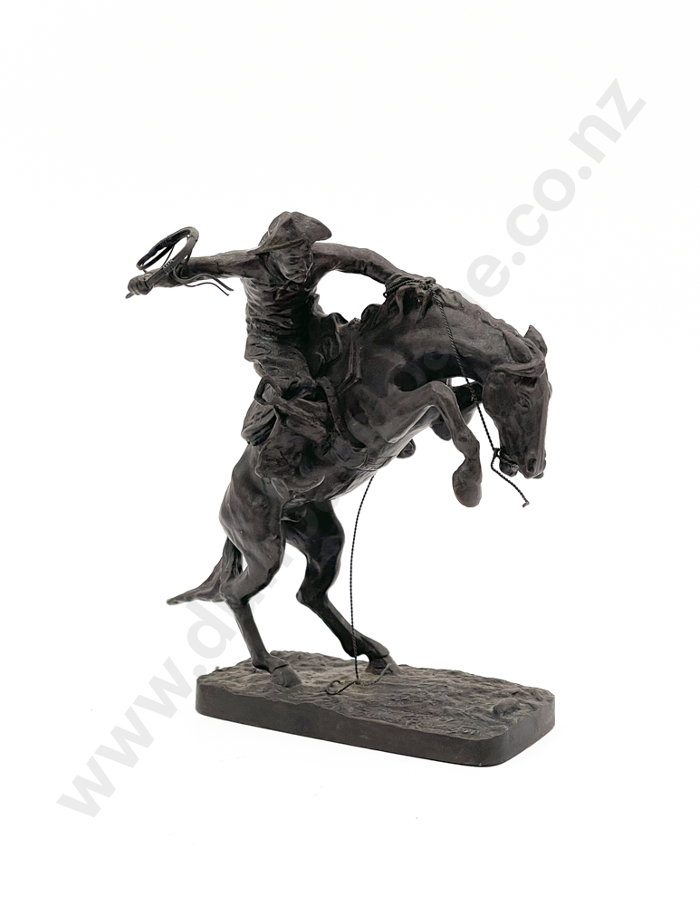 Franklin Mint "Bronco Buster" Image 1++