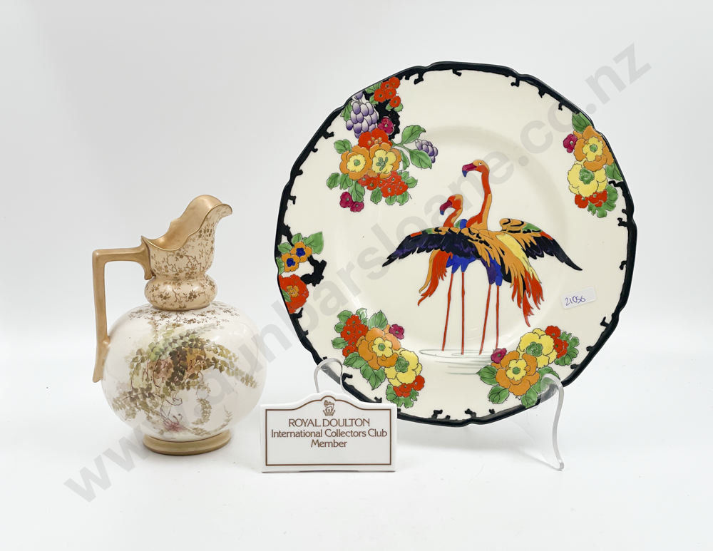Three Pieces of RD Including Burslem Jug Image 1++
