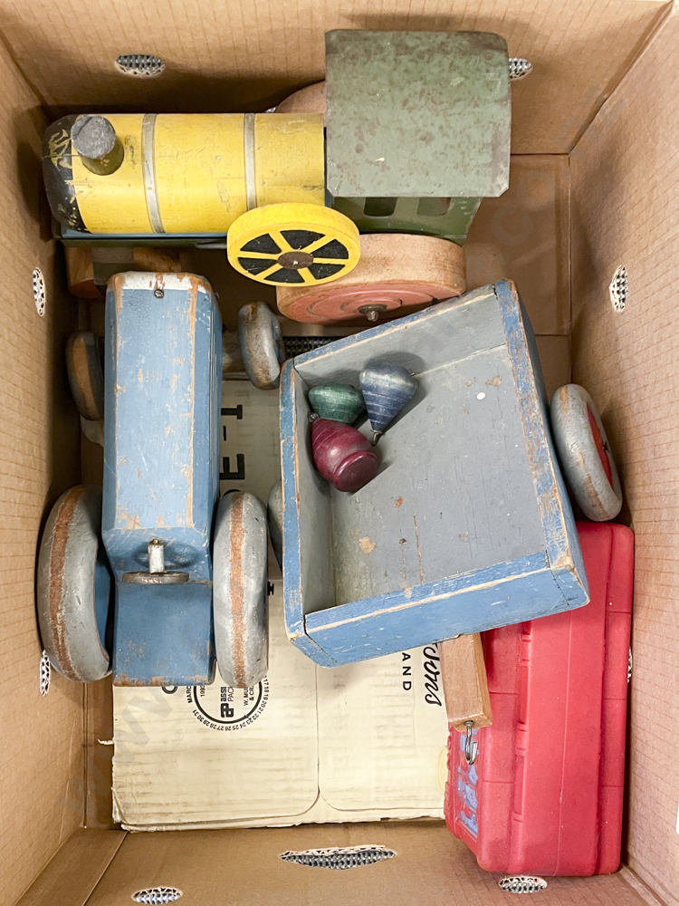 Box of Assorted Vintage Toys Image 1++