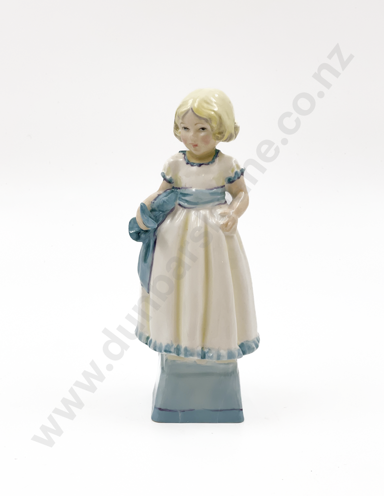 Royal Worcester Figure "Monday's Child is Fair of Face" (faults) Image 1++