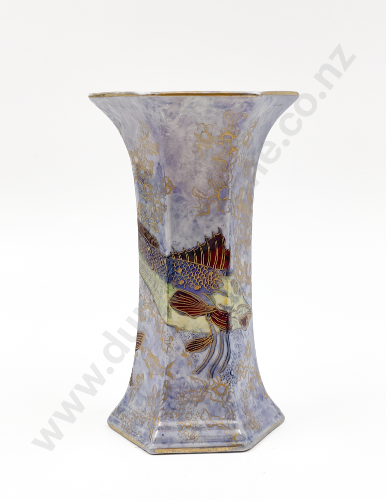 Wilton Ware Hexagonal Lustre Vase Image 1++