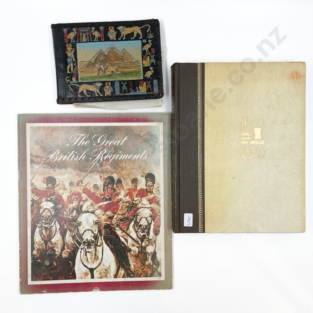 The Great British Regiments Reproduction Medal Display (one missing) with Photo Album and Etc Image 1++