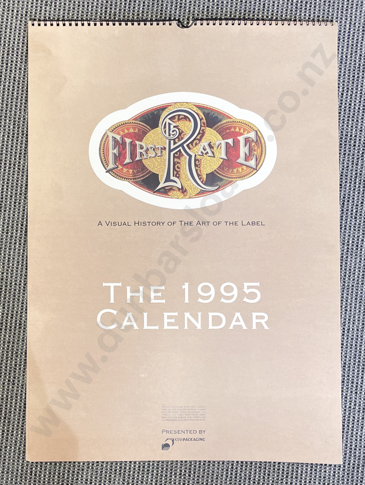 1995 Calendar "A visual History Of The Art Of The Label" Image 1++